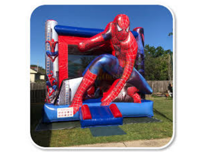 SpiderMan bounce house 