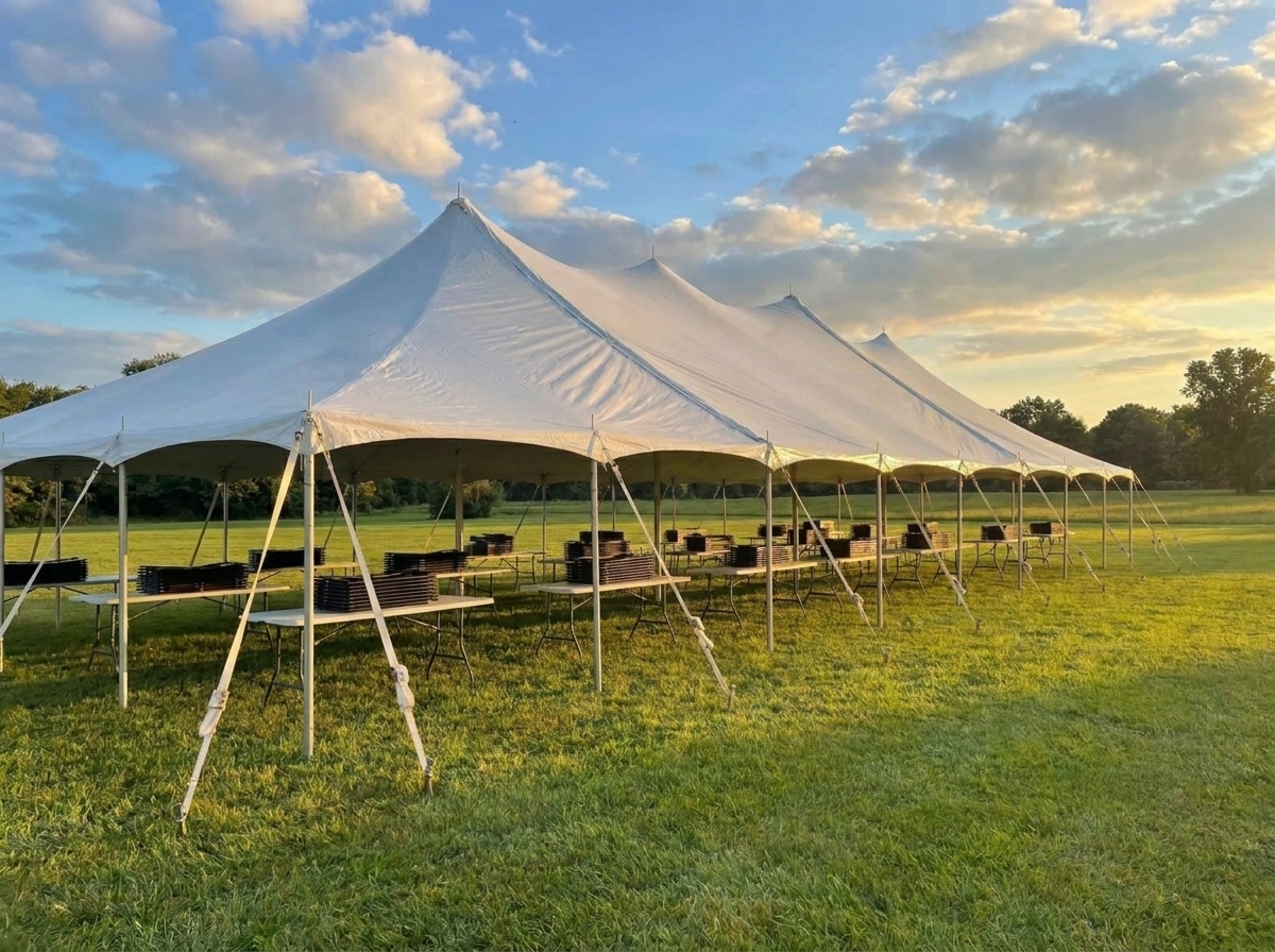 30x75 High Peak Pole Tent in Alexandria