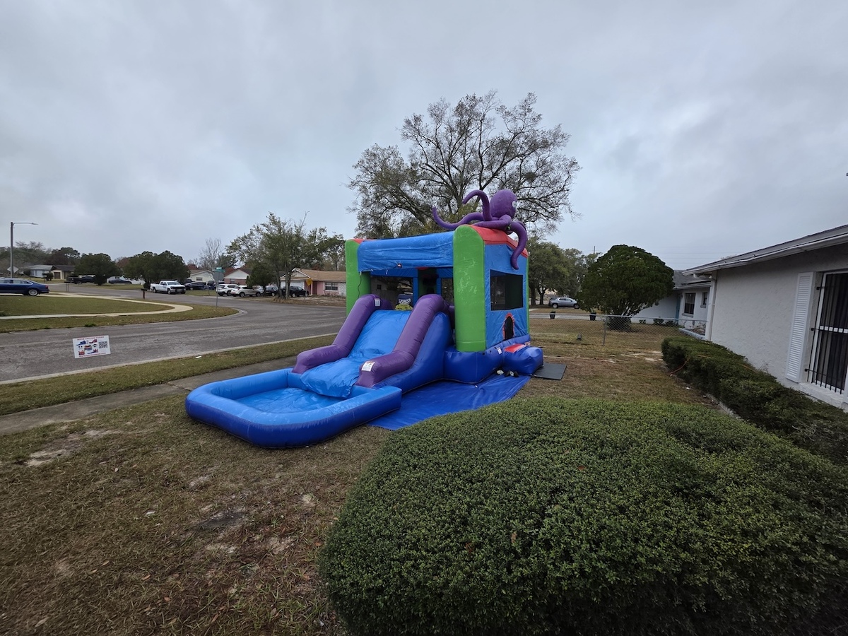 Octopus Combo slide and bouncer