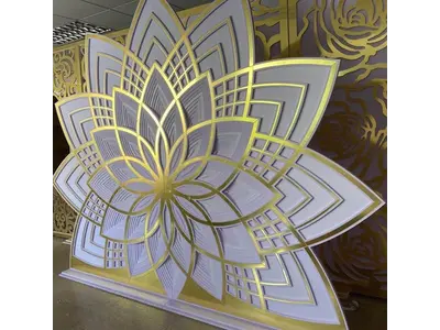 GOLD LOTUS BACKDROP
