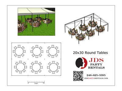 20x30 High Peak Tent in Lathrup Village