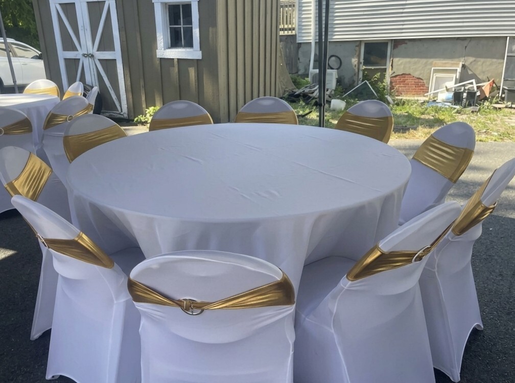 White Chair Covers in Upton