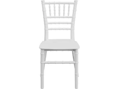 Kids White Resin Chiavari Chair