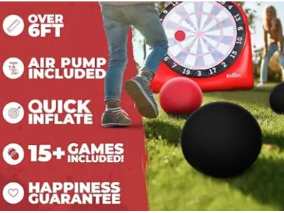 Inflatable Soccer Darts Yard Game in Juno Beach