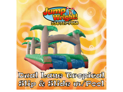 Dual Lane Tropical Slip & Slide