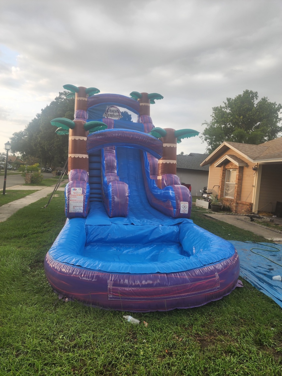 Purple Tropic Waterslide
