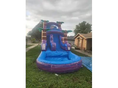 Purple Tropic Waterslide