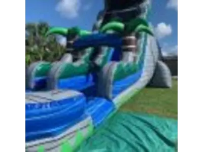 22′ Blue Tsunami Waterslide #216B in lake nona