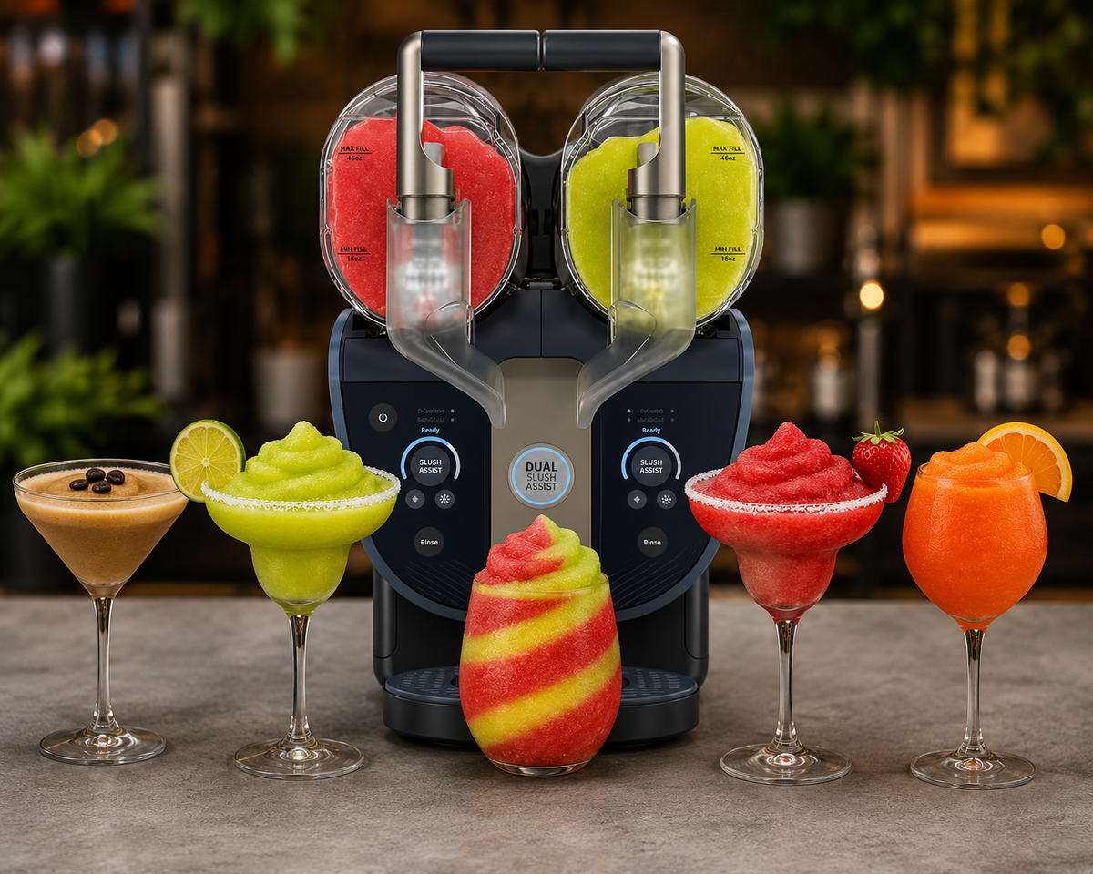 Frozen Beverage Dispenser - 2 Beverages - 10+ (9oz) servings Each Beverage in Loxachatchee