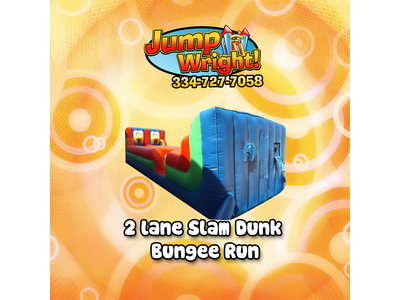 2-Lane Slam Dunk Bungee Run