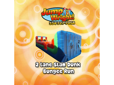 2-Lane Slam Dunk Bungee Run