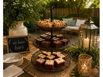 Tray - 3 Tier - Bamboo - Antique Brown in The Bear's Club