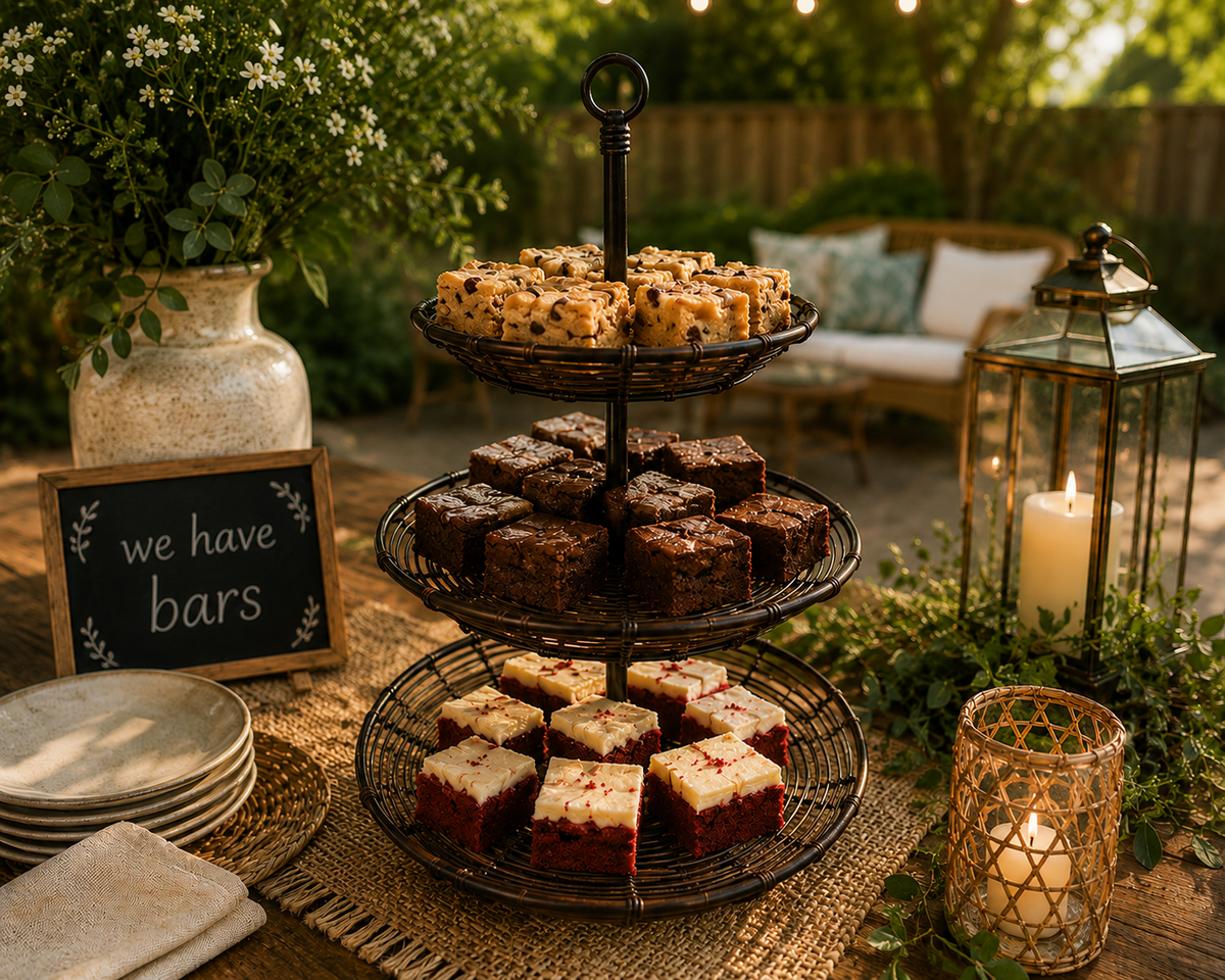 Tray - 3 Tier - Bamboo - Antique Brown in The Bear's Club