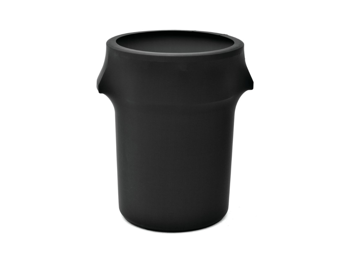 Black Trash Can Sleeve in Alexandria