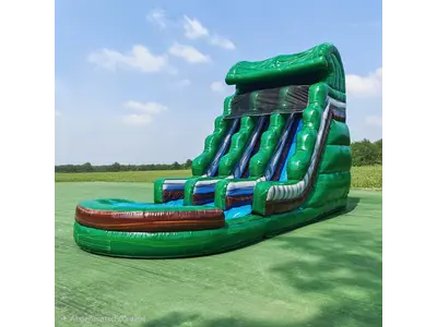 Jungle Fun Double Lane Water Slide 20ft H by 30ft L in Ocean Isle Beach