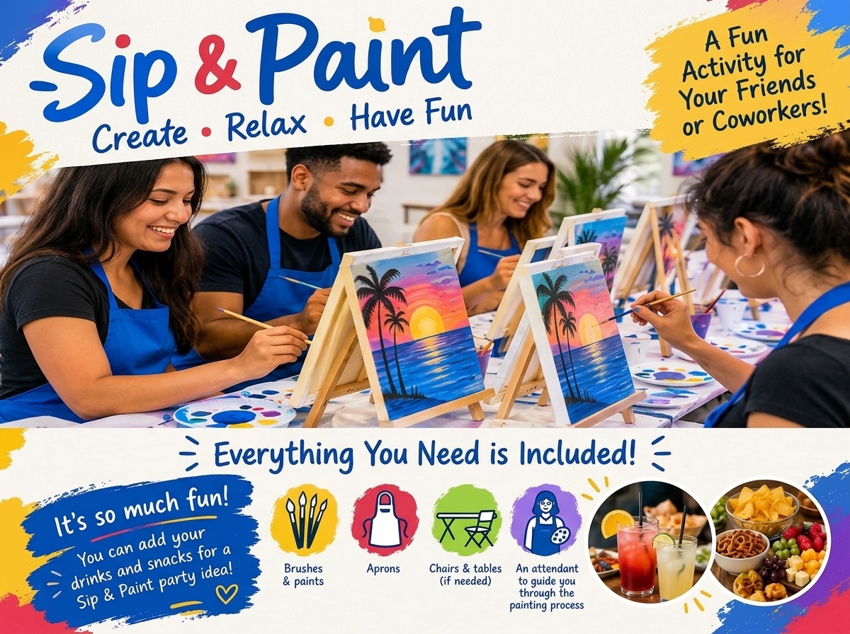 Painting Party in Upton