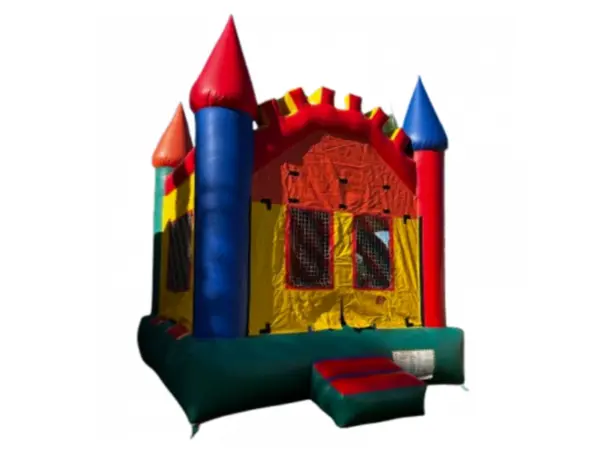 13'x13' Obstacles Multicolor Bounce House 