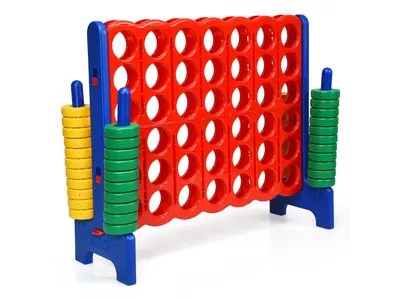 Connect 4 Giant Game Set with 42 Jumbo Rings in ludlow