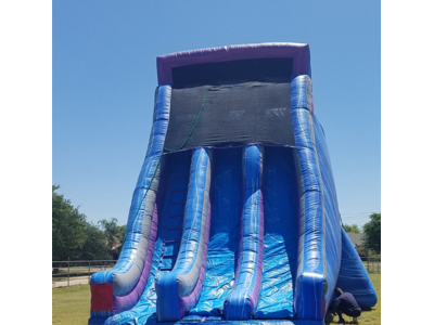 32ft tall dry slide double lane Sky line