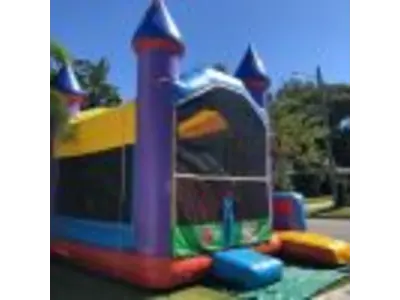 Wacky Castle With Slide #409 in meadow wood
