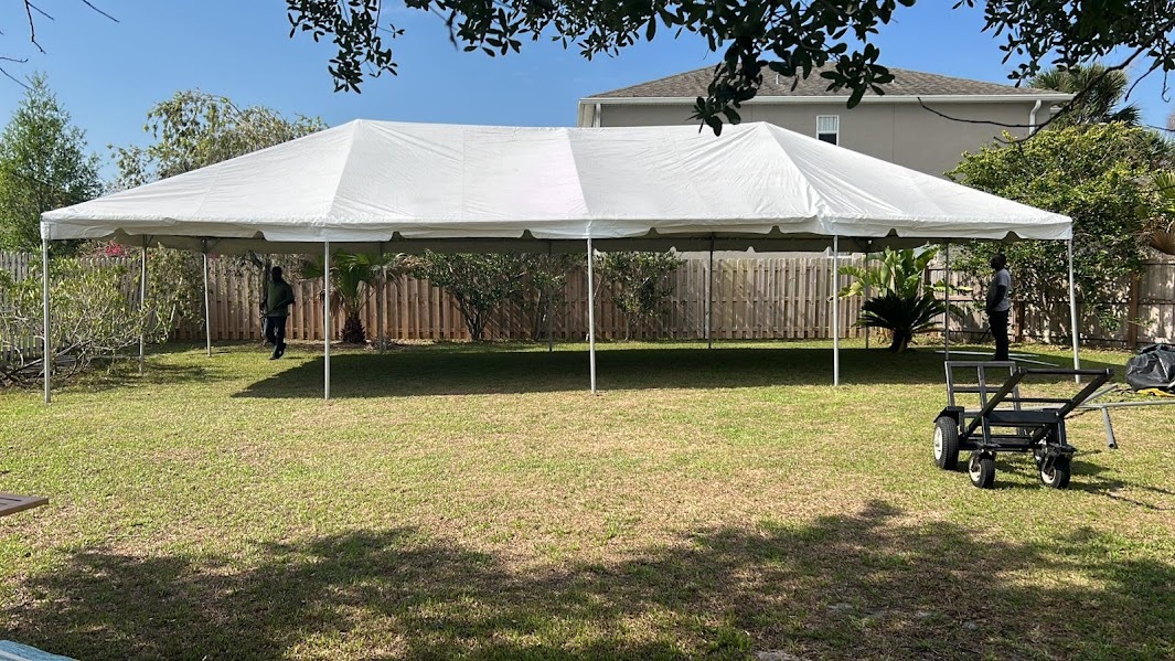 20’X40′ Frame Tent -White Top in dr phillips