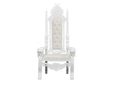 LION KING WHITE THRONE CHAIR