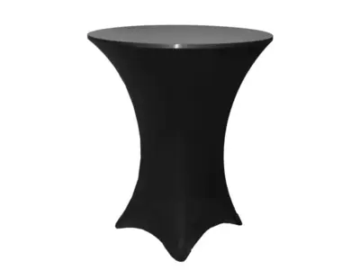 High Cocktail Tables 32 inches with  Black Cover