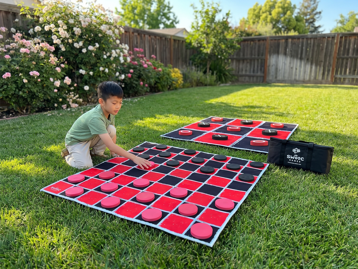 Giant Tic-Tac-Toe & Checkers Game in Satsuma
