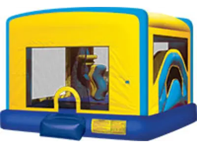 4 in 1 Combo Bounce House (Blue)