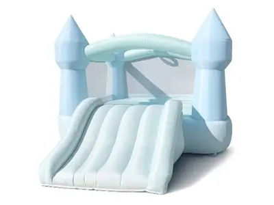 Luxury White Castle Combo Bounce House with Slide in Bay Minette