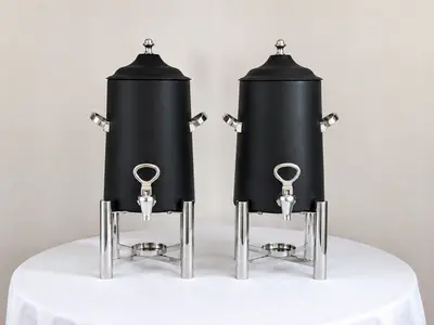 Stainless/Ceramic Coffee Chafer Urn Unique with Thermal Retention - 20 Qt in Stuart