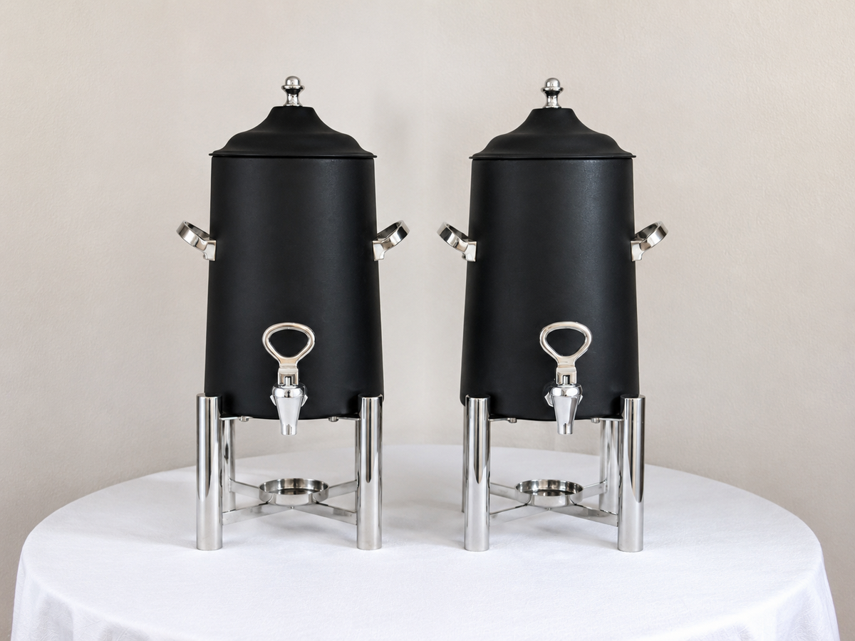 Stainless/Ceramic Coffee Chafer Urn Unique with Thermal Retention - 20 Qt in Stuart