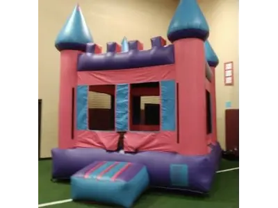 Pink & Purple Bounce House in NRH