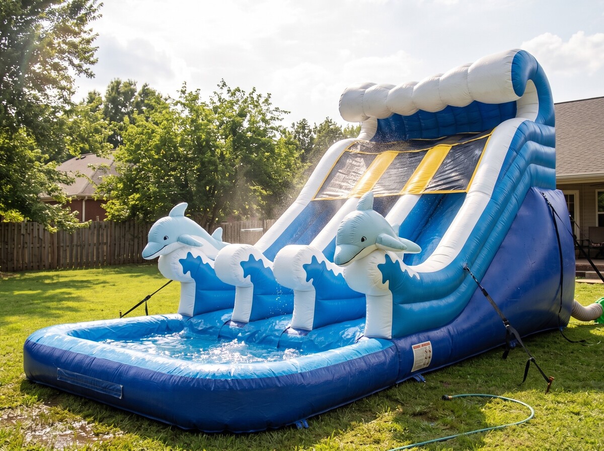 16ft Dolphin Water Slide (Double Lane) in Chandler