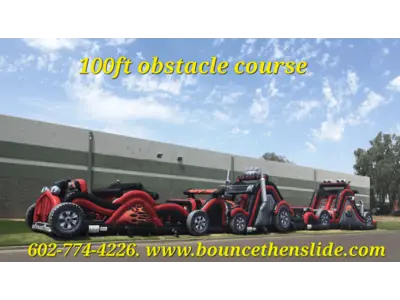 105ft retro truck obstacle course in Phoenix