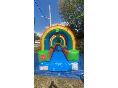 Rainbow Inflatable Slip n Slide in BRADENTON