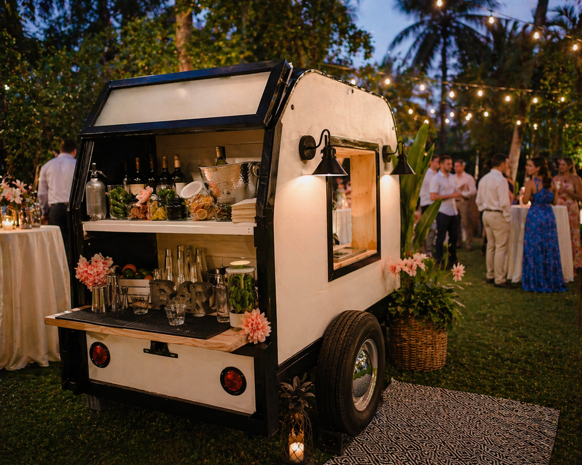 Boca Raton mobile bars and bartending trailers