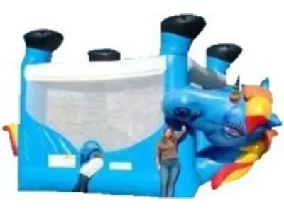 Unicorn Belly Dancer Bounce House in NRH
