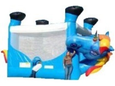 Unicorn Belly Dancer Bounce House 