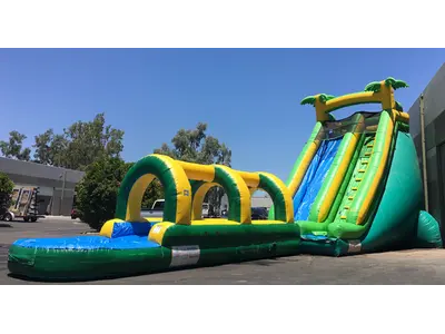 27ft x 55ft Tropical Water Slide in Phoenix