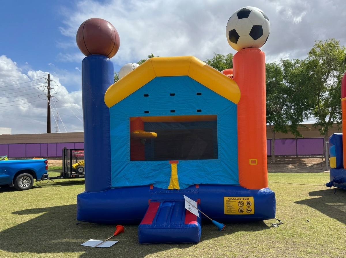 Sports Bounce House 13x13 (with Hoop) in Buckeye