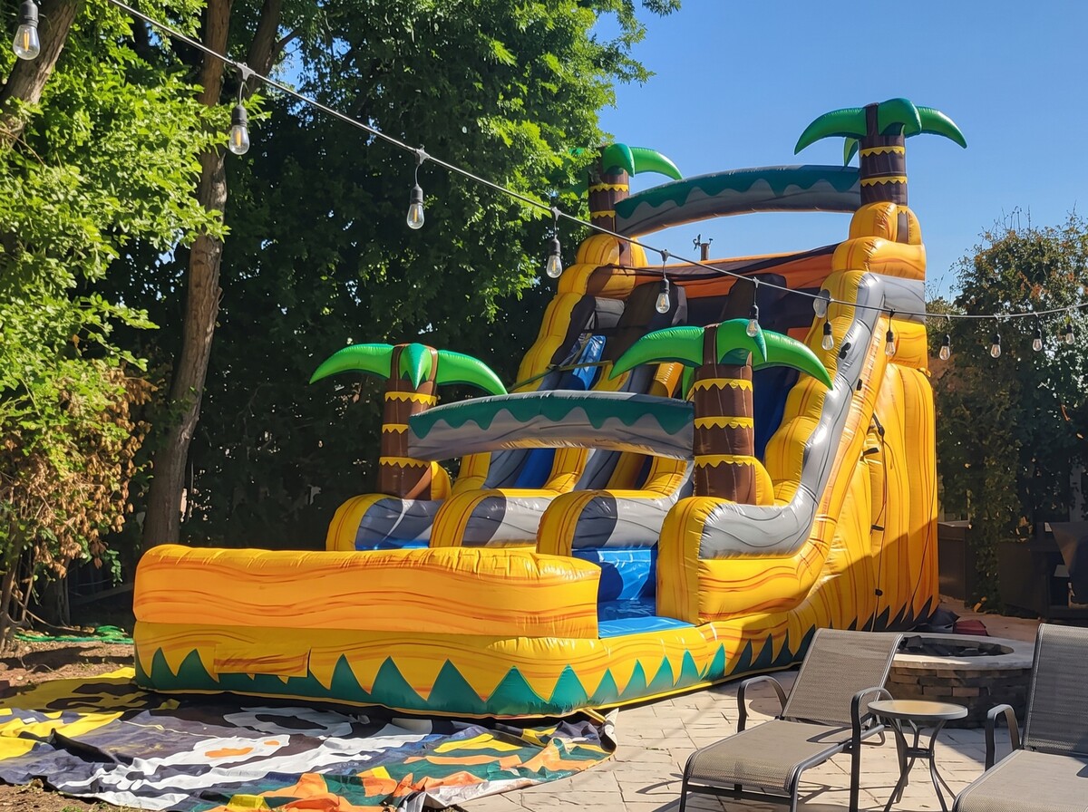 20ft Pineapple Tropical Water Slide (Double Lane) in Buckeye