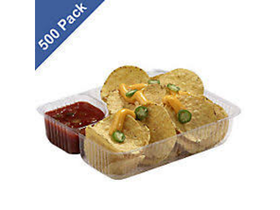 Extra 2 Compartment Nacho Trays