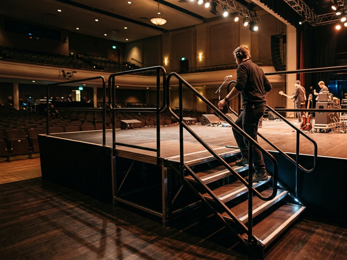 Stage Steps with Rails in Alexandria
