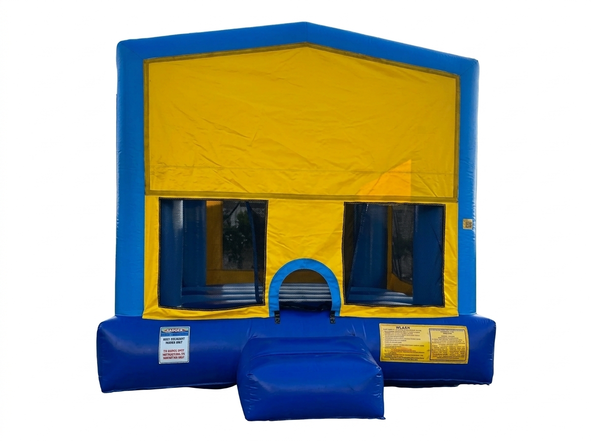 15'x15' Blue Module Bounce House in Riverside
