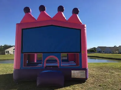 Pink & Purple Bounce House #207 in Conway