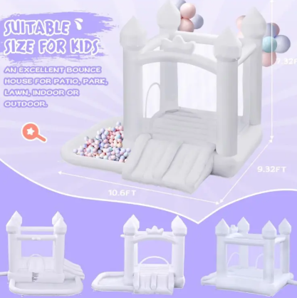 White Small Bouncy House