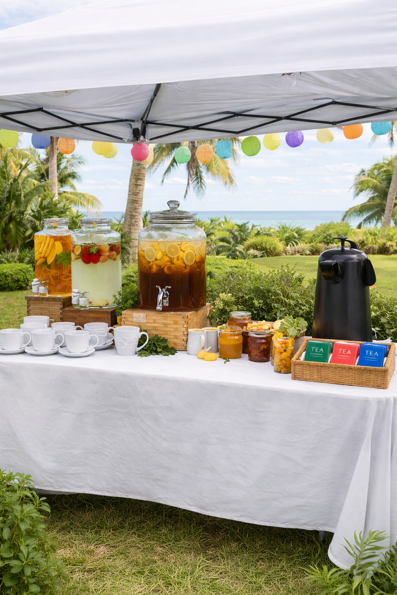 Tea Station (Per Guest) in Palm Beach Shores