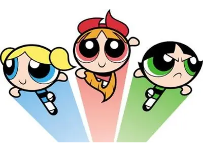 Power puff girls banner in San Antonio