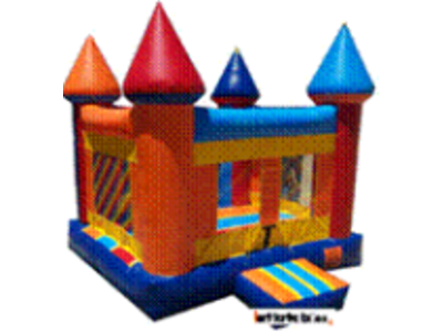 Crayon Castle Bounce House 